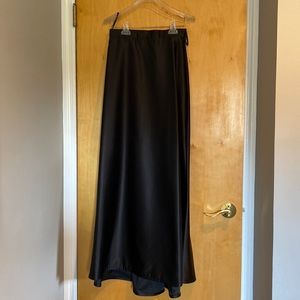 Tadashi Sateen Long Evening Skirt